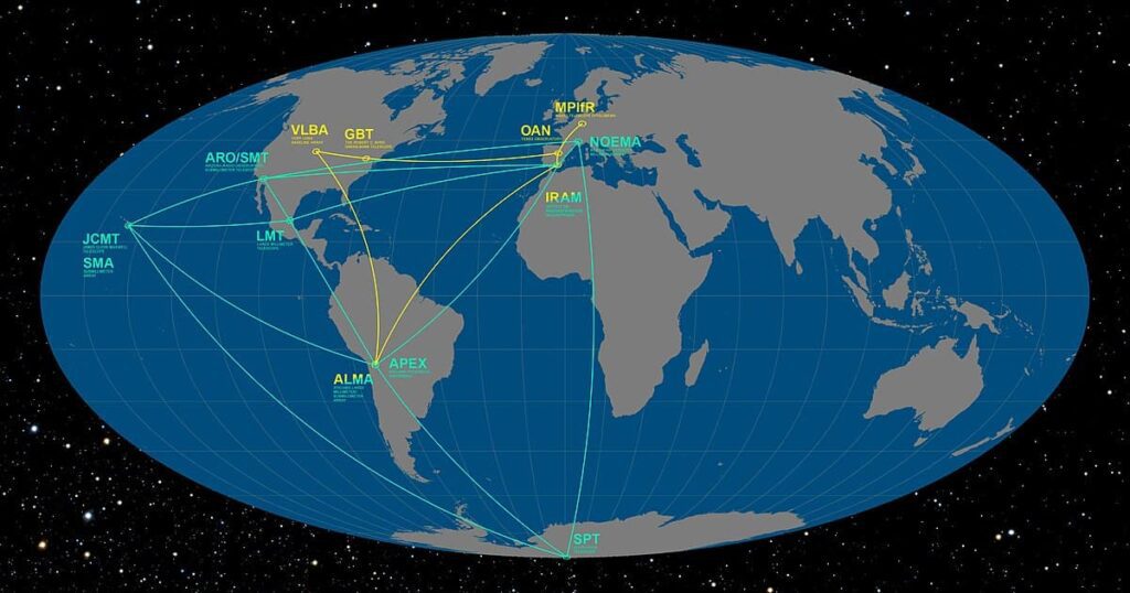 L’Event Horizon Telescope, un pilier dans la découverte des trous noirs ! - Galaktika.fr